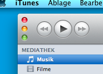 Window-Control-Buttons in iTunes 10